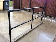 Steel Handrail for Pedestrian in Westhoughton Bolton